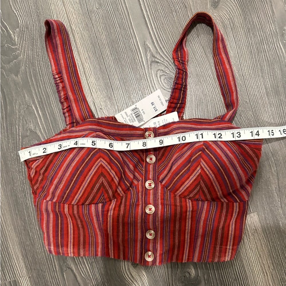 Crop top and crop wide leg pants matching set - size small - Picture 2 of 7